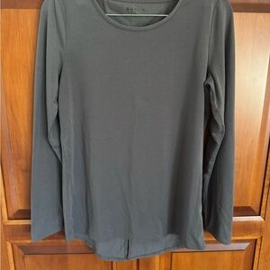 Athleta Dark Gray Long Sleeve Top